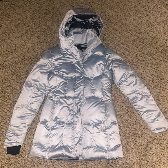 Spyder Women’s Raven Down Jacket with hood size S - Picture 1 of 12